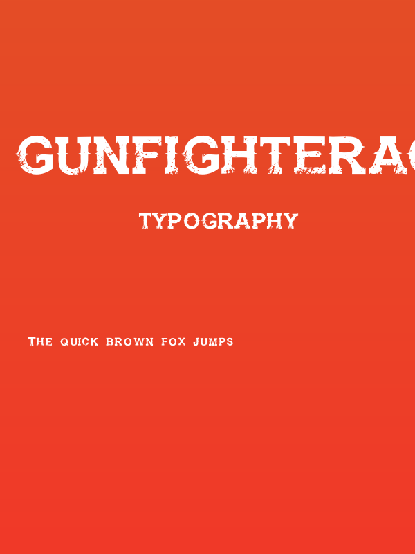 GunfighterAcademy-Regular Poster