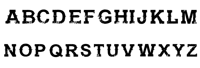 GunfighterAcademy-Regular Font LOWERCASE