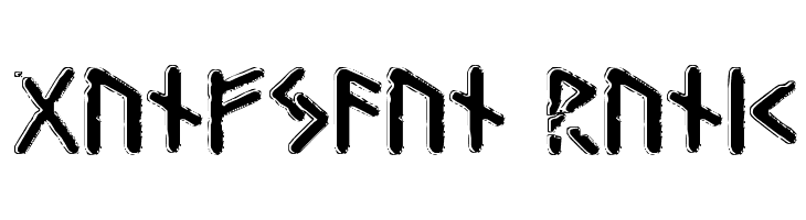 Gunfjaun Runic  フリーフォントのダウンロード