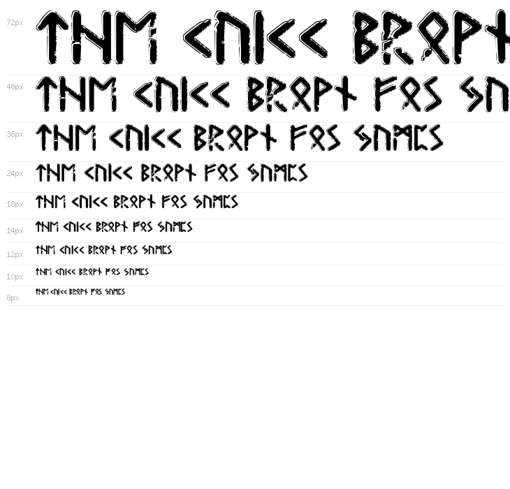 Gunfjaun Runic Waterfall