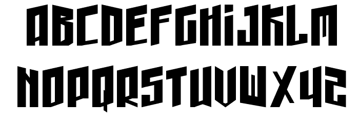 Gunhead-Chick Font LOWERCASE