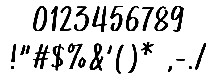 Gunkid Font OTHER CHARS
