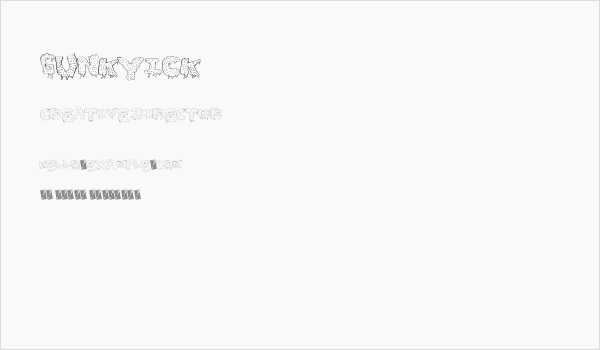 GunkyIck Business Card