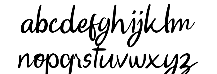 Gunman Font LOWERCASE