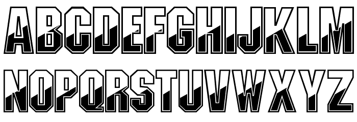 Gunmetal Regular Font LOWERCASE