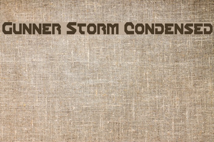 Gunner Storm Condensed Example 3