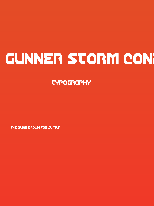 Gunner Storm Condensed Poster