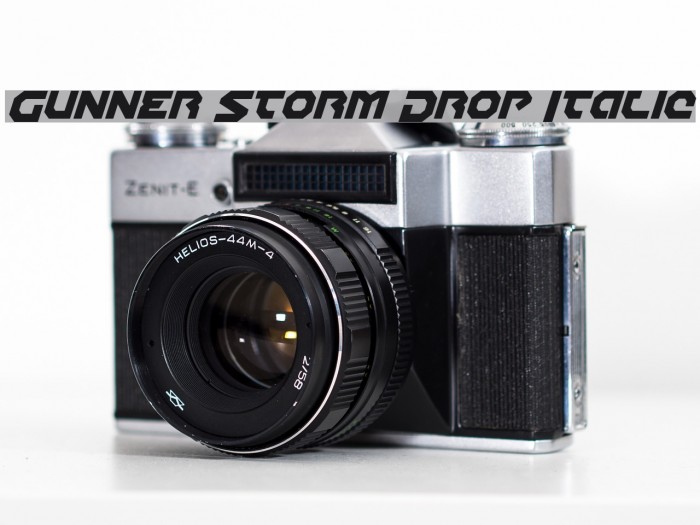 Gunner Storm Drop Italic Font examples