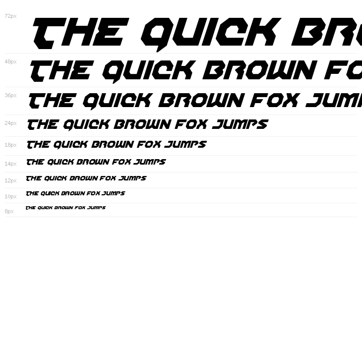 Gunner Storm Drop Italic Waterfall