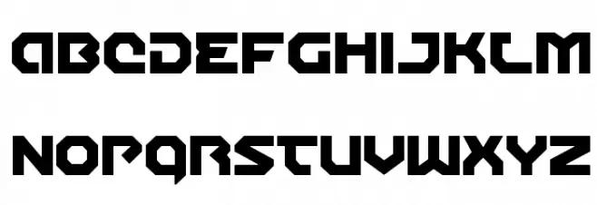 Gunner Storm Drop Schriftart Groß