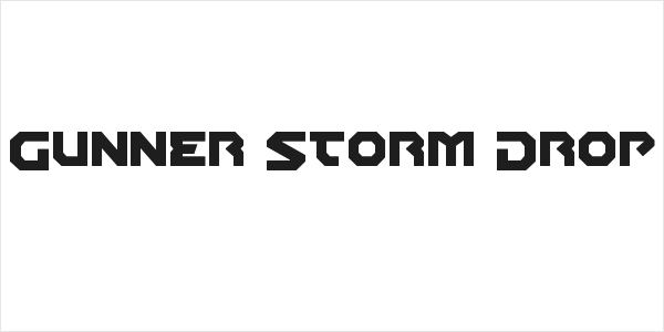 Gunner Storm Drop Logo