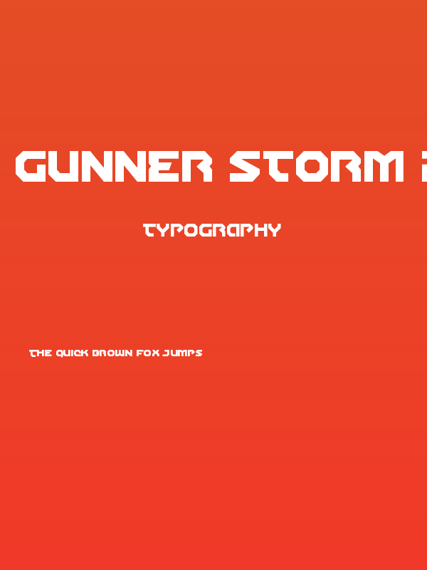 Gunner Storm Drop Poster
