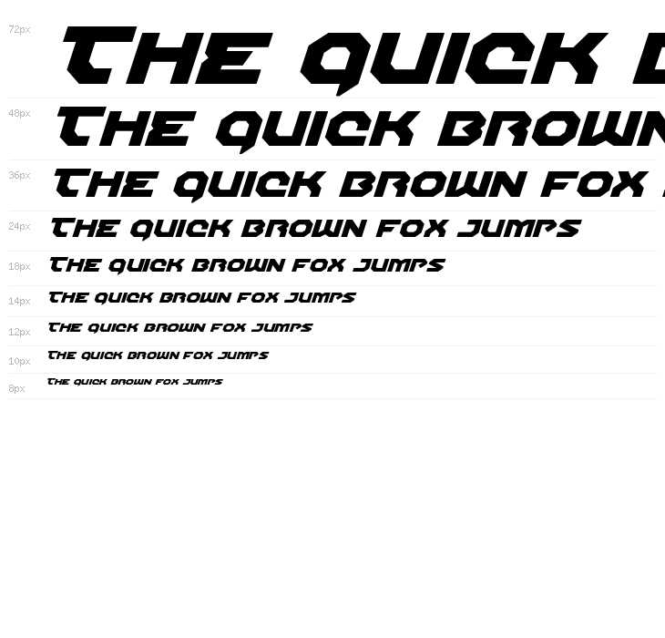 Gunner Storm Expanded Italic Waterfall