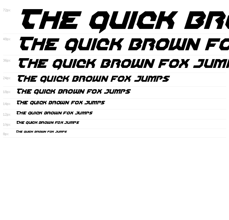 Gunner Storm Italic Waterfall