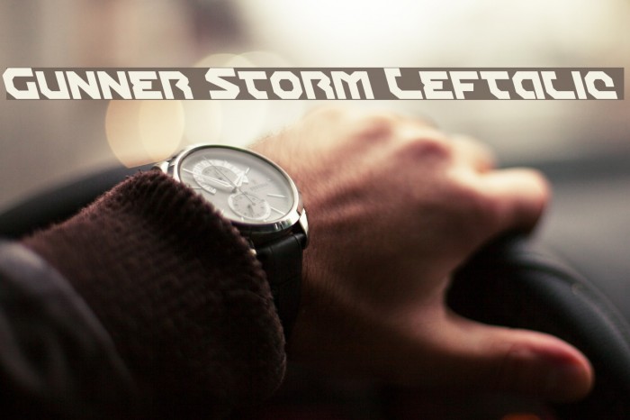 Gunner Storm Leftalic Example 3