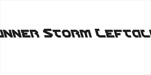 Gunner Storm Leftalic Logo