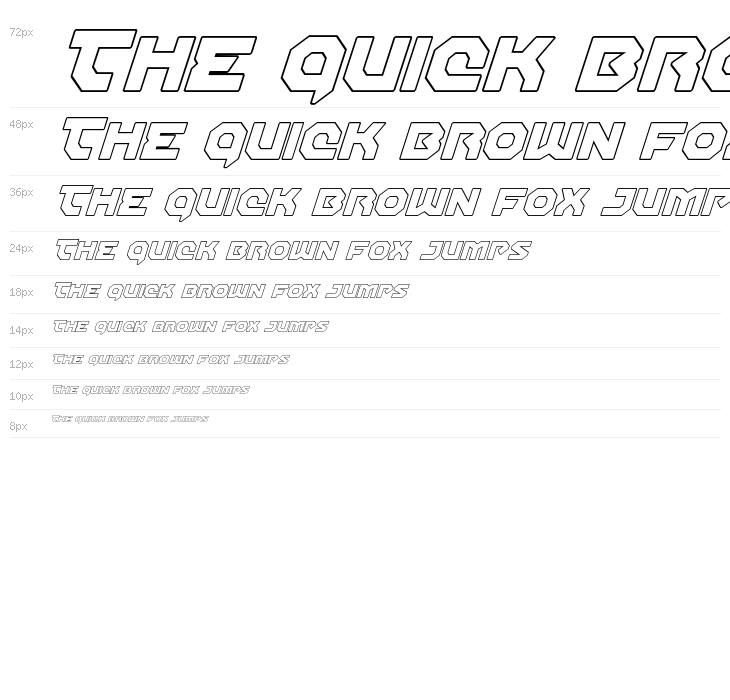 Gunner Storm Outline Italic Waterfall