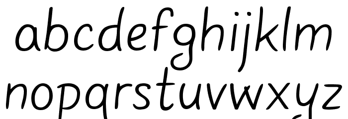 Gunny Manual Light Font LOWERCASE