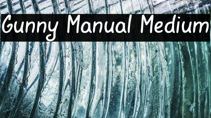 Gunny Manual Medium Example 1