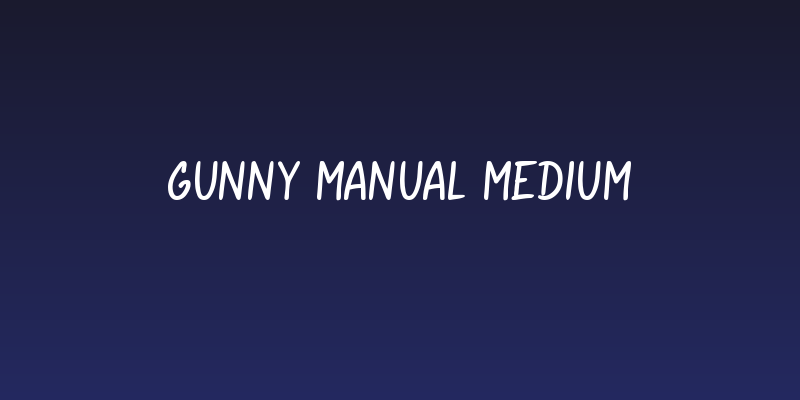 Gunny Manual Medium Social Header