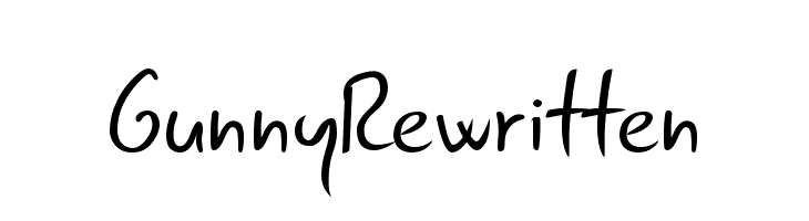 Gunny Rewritten  Fuentes Gratis Descargar