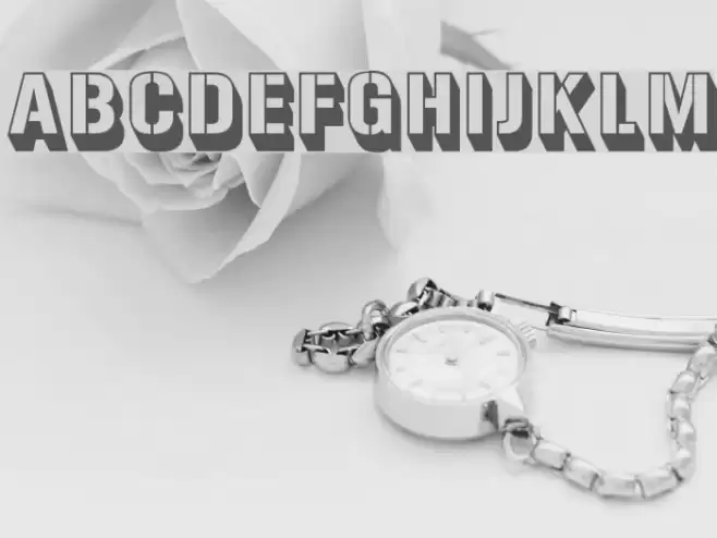 Gunplay 3D Font examples