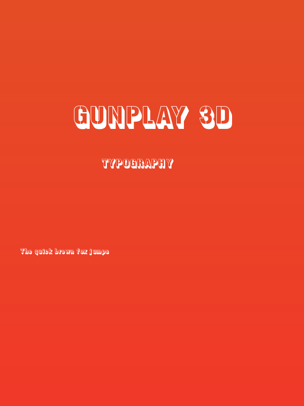 Gunplay 3D Poster