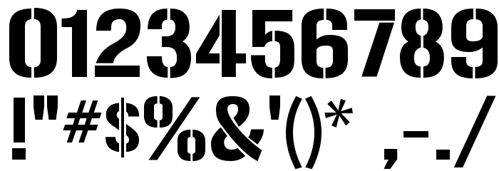Gunplay-Regular Font OTHER CHARS