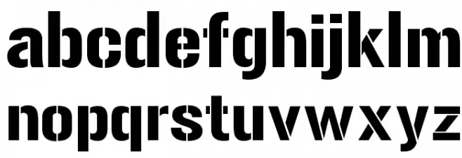 Gunplay फ़ॉन्ट लोअरकेस