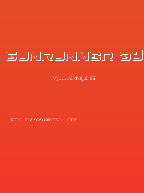 Gunrunner 3D Poster
