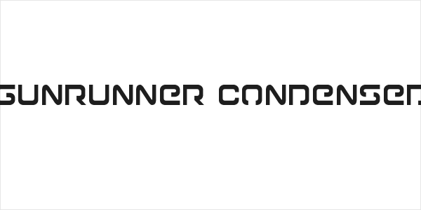 Gunrunner Condensed Logo