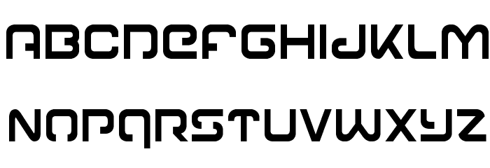 Gunrunner Condensed Font LOWERCASE