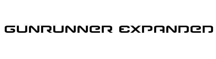 Gunrunner Expanded Fonte