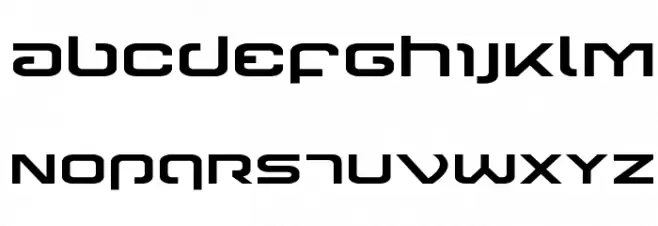 Gunrunner Expanded 字体 大写
