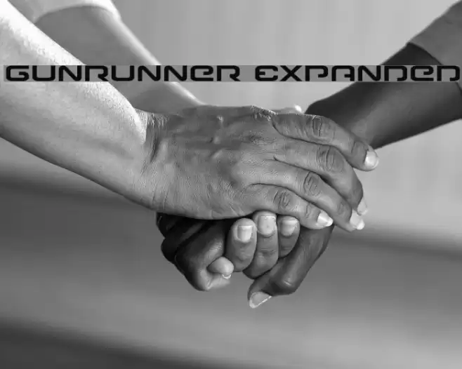 Gunrunner Expanded フォント examples