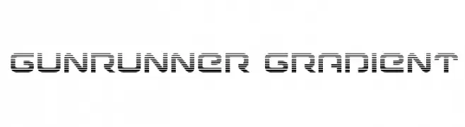 Gunrunner Gradient  Free Fonts Download
