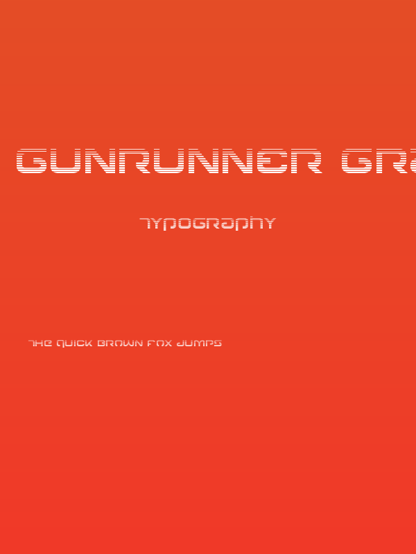 Gunrunner Gradient Poster