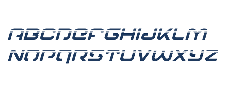 Gunrunner Halftone Italic Lowercase