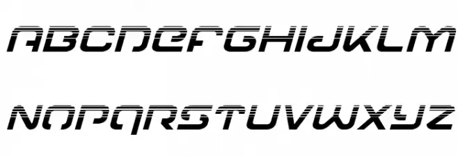 Gunrunner Halftone Italic Fonte MINÚSCULAS