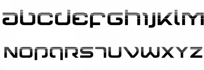 Gunrunner Halftone Polices MAJUSCULES