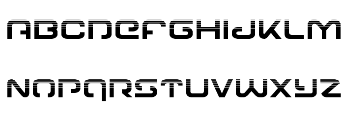 Gunrunner Halftone Font LOWERCASE