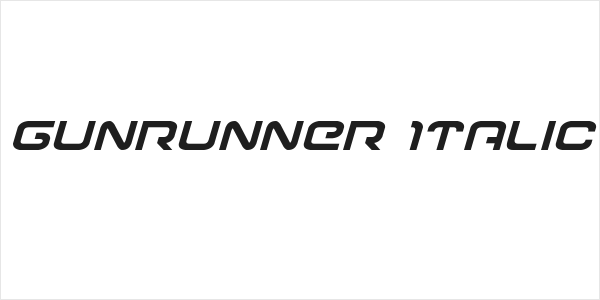 Gunrunner Italic Logo