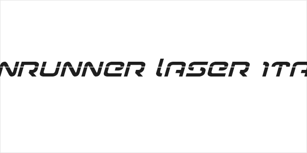 Gunrunner Laser Italic Logo
