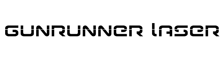 Gunrunner Laser Font