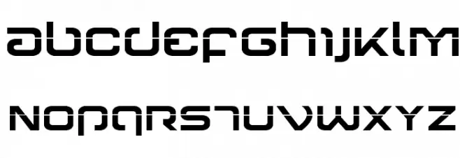 Gunrunner Laser 字体 大写