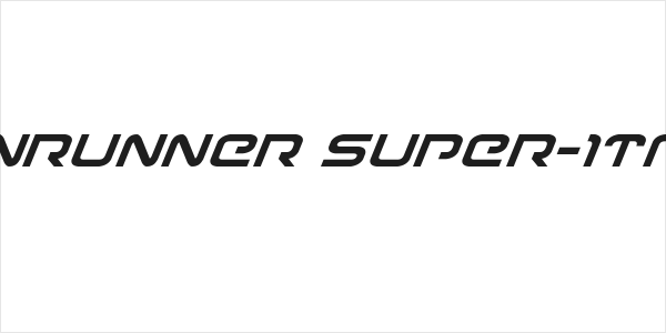 Gunrunner Super-Italic Logo