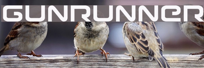 Gunrunner Font examples