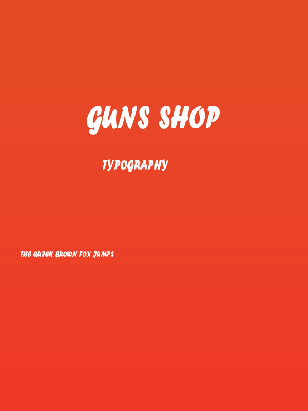 Guns Shop Poster