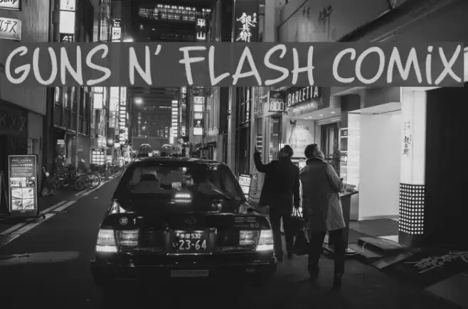 Guns n' Flash Comix Font examples