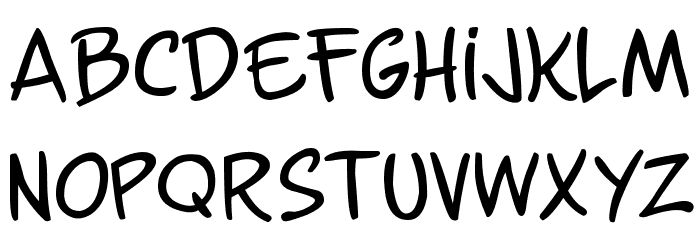 Guns n' Flash Comix Font LOWERCASE